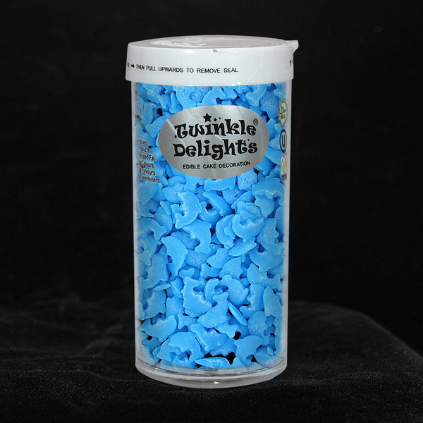 Blue Confetti Dolphin -  Non Gluten No Nuts Halal Certified Sprinkles