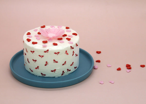 Pink Confetti Super Heart -  Gluten Free Soya Free Sprinkles For Cake