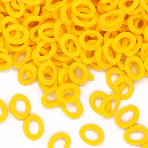 Yellow Confetti Lifebuoy - GMO Free Clean Lable Sprinkles Cake Decorations