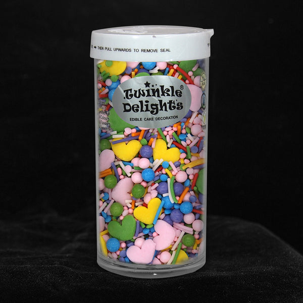 Birthday Party - Non Dairy Natural Ingredient Sprinkles Mix Cake Decor