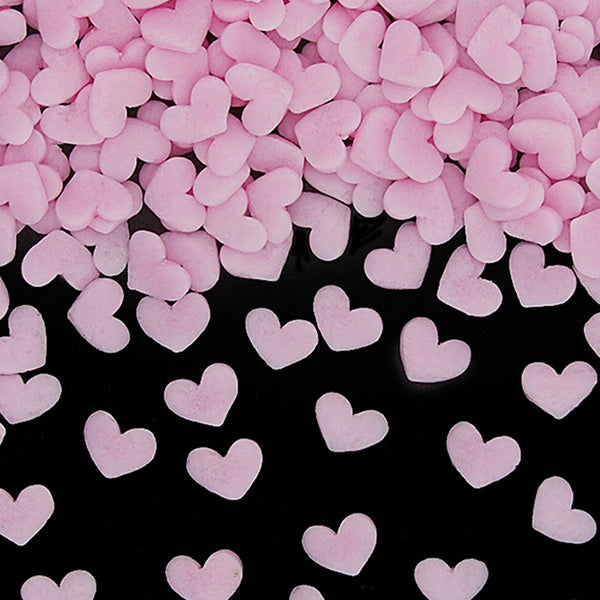 Pink Confetti Heart - Dairy Free GMO Free Freeze Stable Sprinkles