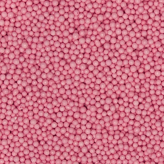 Pink Nonpareils - Freeze Stable Halal Certified Cake Decoration