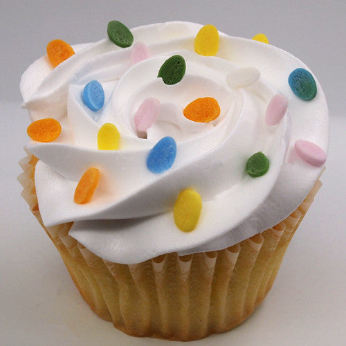 Pastel Rainbow Confetti Egg - No Gluten No Soya Sprinkles Cake Decor