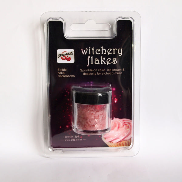 Pastel Pink Witchery Flakes - No Gluten No Dairy Edible Decoration