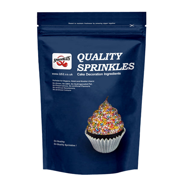 Shimmer Rainbow Nonpareils - No Dairy Kosher Sprinkles Cake Decoration