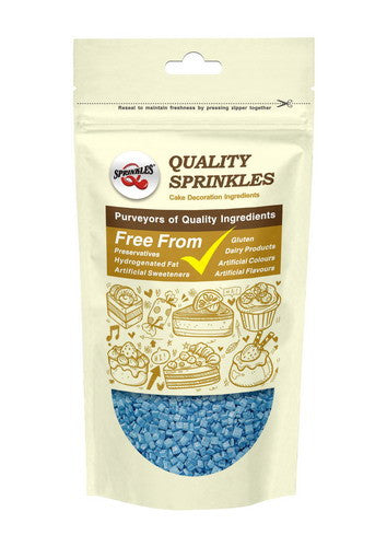 Shimmer Blue Sparkling Sugar - No Dairy Halal Certified Sprinkles