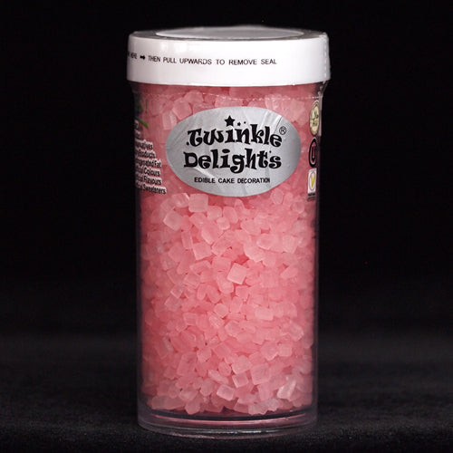 Pink Sparkling Sugar - No Gluten Soya Free Halal Certified Sprinkles