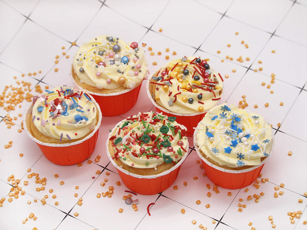 Christmas Carols - Non-GMO Kosher Certified Sprinkles Mix Cake Decor