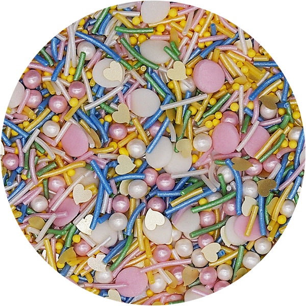 Pastel Party - Soya Free Nuts Free Halal Sprinkles Mix Cake Decoration