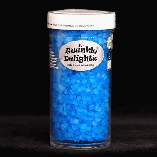 Blue Sparkling Sugar - Nuts Free No Gluten Halal Certified Sprinkles