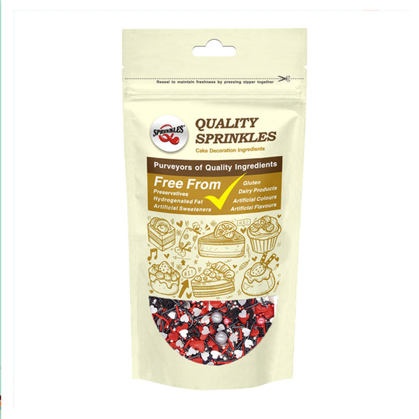 Queen of Hearts - Gluten Free Halal Certified Valentine Sprinkles Mix