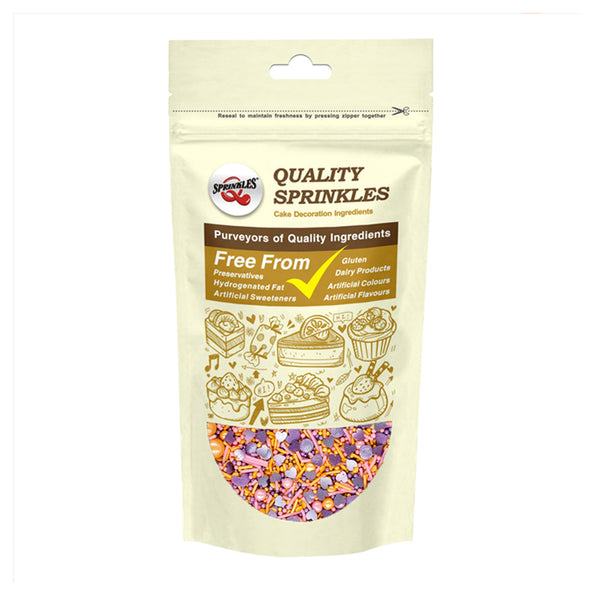 True Love - Nuts Free Kosher Certified Sprinkles Mix Cake Decoration