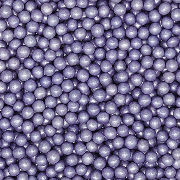 Bulk Pack 4mm Shimmer Pearls - Gltuen Free Vegan Sprinkles for Cakes