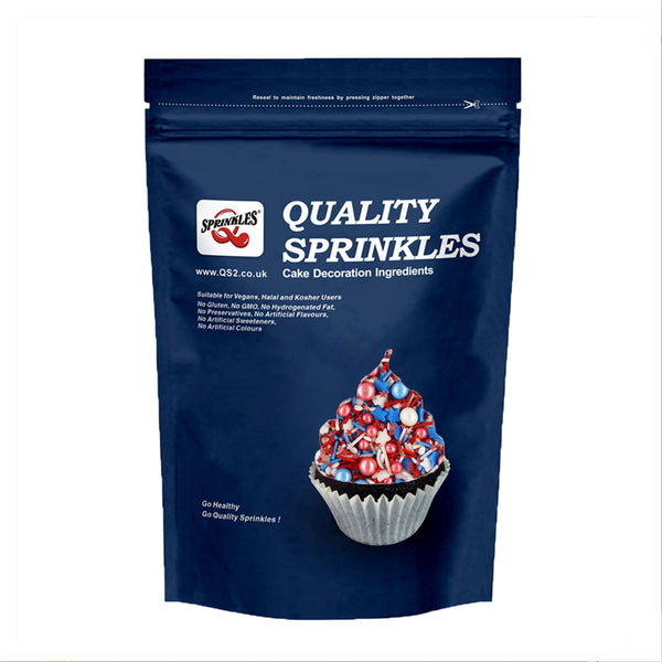 4th of July - Gluten Free Halal Certified Sprinkles Medley Cake Decor