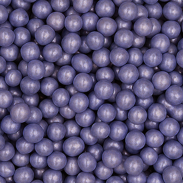 Shimmer Purple 6mm Pearls - Dairy Free Vegan Sprinkles Cake Decoration