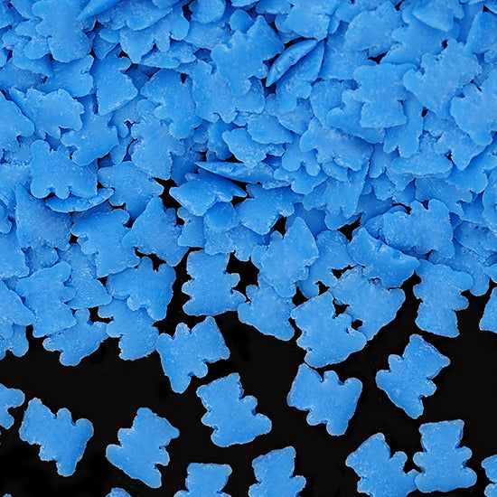 Blue Confetti Teddy Bear - Gluten Free Soya Free Clean Lable Sprinkles