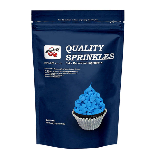 Blue Confetti Clover - No Gluten Clean Label Sprinkles Cake Decoration