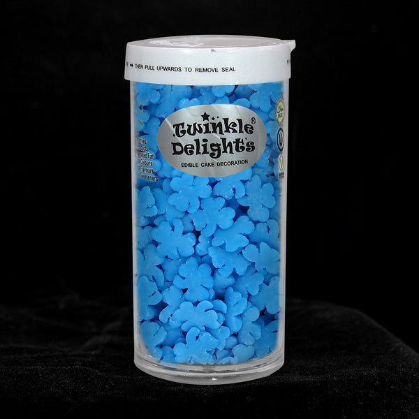 Blue Confetti Clover - No Gluten Clean Label Sprinkles Cake Decoration