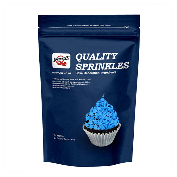 Blue Confetti Star - Gluten Free Clean Label Sprinkles Cake Decoration