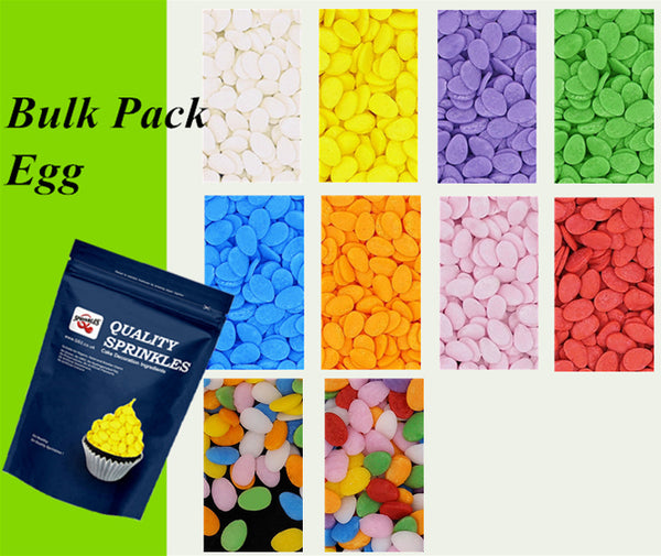 Bulk Pack Confetti Egg - Nuts Free Soya Free Sprinkles Cake Decoration