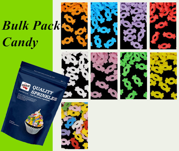 Bulk Pack Confetti Candy - Dairy Free Soya Free Sprinkles For Cake