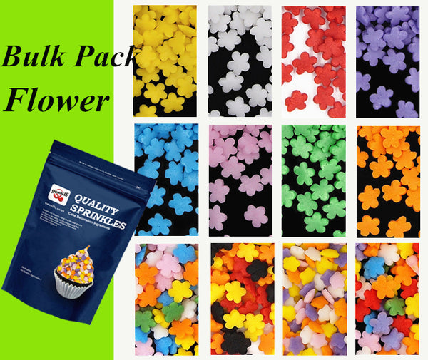 Bulk Pack Confetti Flower - Soy Free Nut Free Halal Sprinkles For Cake