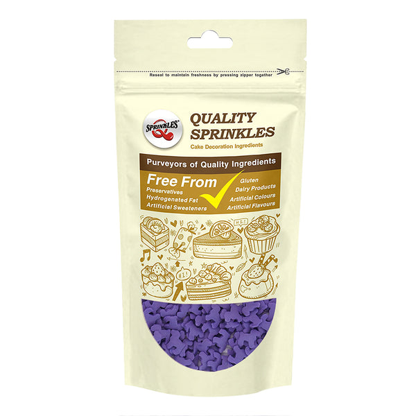 Purple Confetti Dog- Gluten Free Nuts Free Sprinkles Cake Decorations