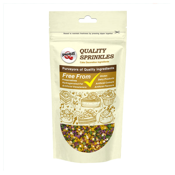 Deluxe Shine - Soya Free Gluten Free Halal Sprinkles Medley Cake Decor