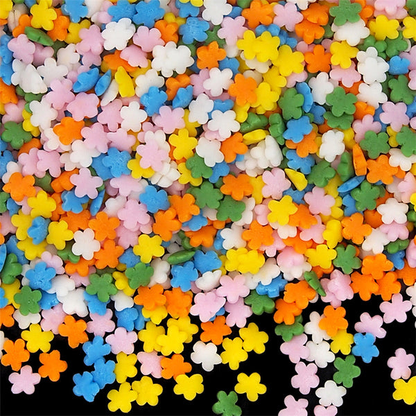 Pastel Rainbow Confetti Flower - Halal Certified No Soya Sprinkles