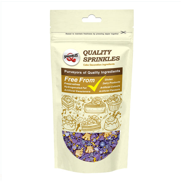 Elegant Lady - Dairy Free Natural Ingredients Sprinkles Blend For Cake