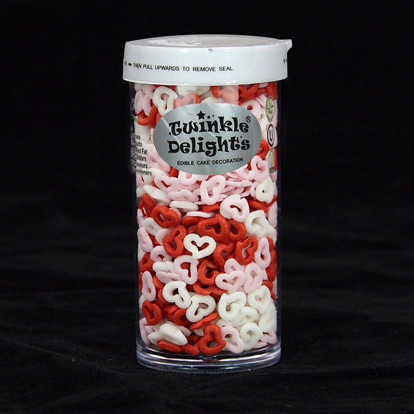 Lover Confetti Angel Hearts - Gluten Free Kosher Certified Sprinkles