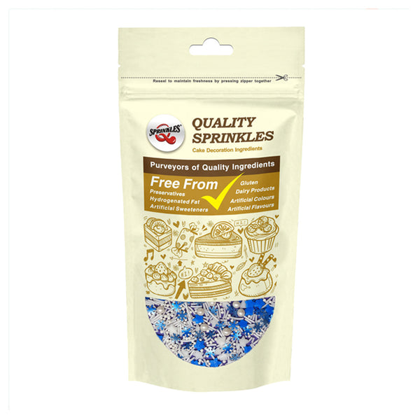 Frozen World - Gluten Free Halal Certified Christmas Sprinkles Medley