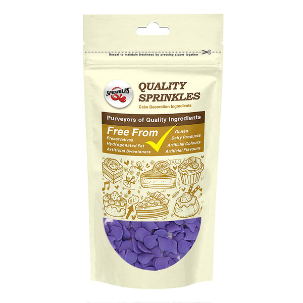 Purple Confetti Cat- Gluten Free Nuts Free Sprinkles Cake Decorations