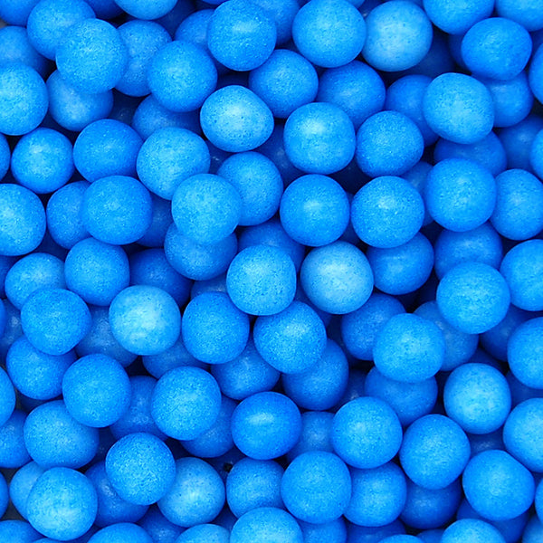 Matt Blue 6mm Pearls - Nut Free Clean Label Sprinkles Cake Decoration