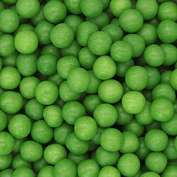 Matt Green 6mm Pearls - Soy Free Dairy Free Vegan Sprinkles For Cakes