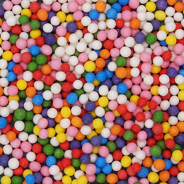 Bulk Pack 3mm Matt Pearls - Dairy Free Vegan Sprinkles Cake Decoration