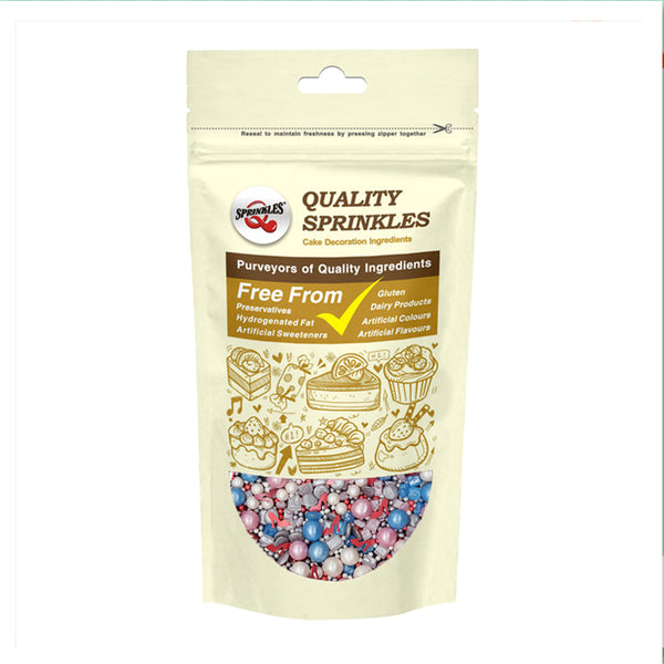 Party Queen - Gluten Free Natural Ingredients Vegan Sprinkles Mix