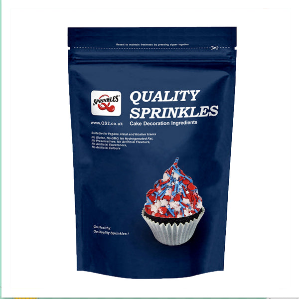 Patriotic Party - Nuts Free Kosher Certified Sprinkles Blend For Cake