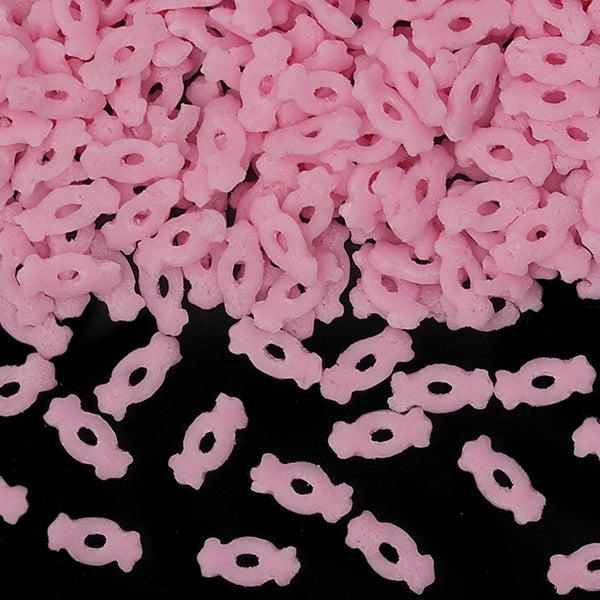 Pink Confetti Candy - Gluten Free Nuts Free Halal Sprinkels For Cake