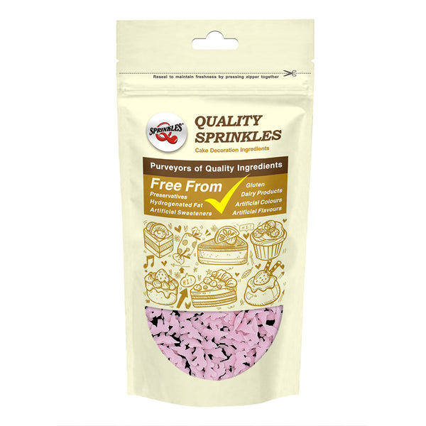 Pink Confetti Unicorn - Gluten Free Nuts Free Halal Sprinkles For Cake