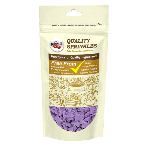 Purple Confetti Bear - Dairy Free Soya Free Kosher Certified Sprinkels