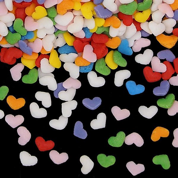 Bulk Pack Confetti Mini Heart - Nut Free Natural Ingredients Sprinkles