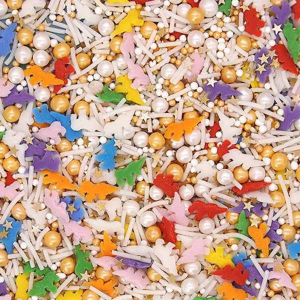 Rainbowcorn Sprinkles - Dairy Free Soy Free Sprinkles Blend Cake Decor