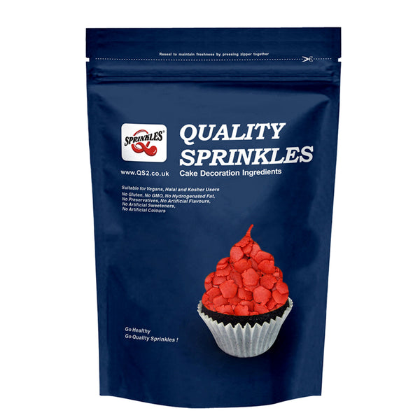 Red Confetti Apple - Kosher Certified Clean Label Sprinkles For Cake