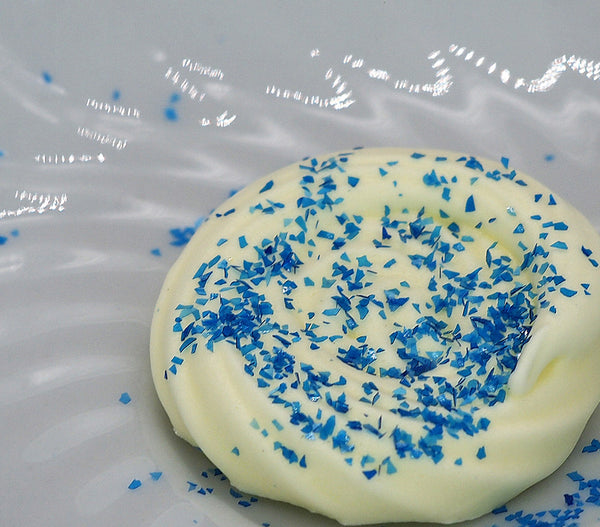 Sapphire Blue Glitter Sparkles - Dairy Free Soy Free Edible Decoration