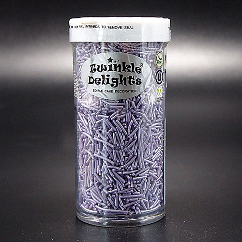 Shimmer Purple Jimmies - Gluten Free No Nuts Sprinkles Cake Decoration