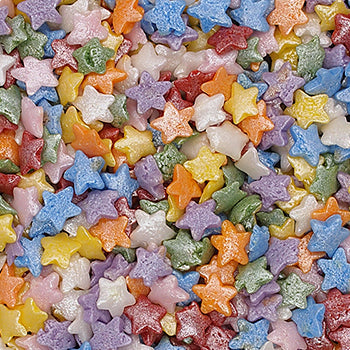 Bulk Pack Shimmer Confetti Star - Soya Free Vegan Sprinkles For Cake