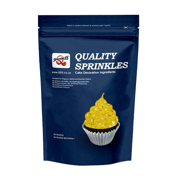 Shimmer Yellow Sparkling Sugar - Dairy Free Kosher Certified Sprinkles