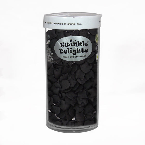 Black Confetti Cat- No Dairy Halal Certified Sprinkles Cake Decoration