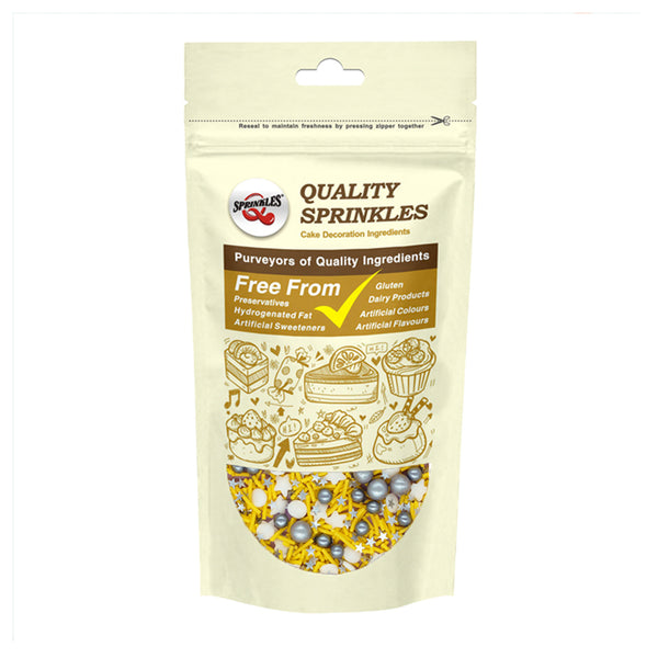 Sun Shower - Non Gluten Halal Certified Sprinkles Mix Cake Decoration